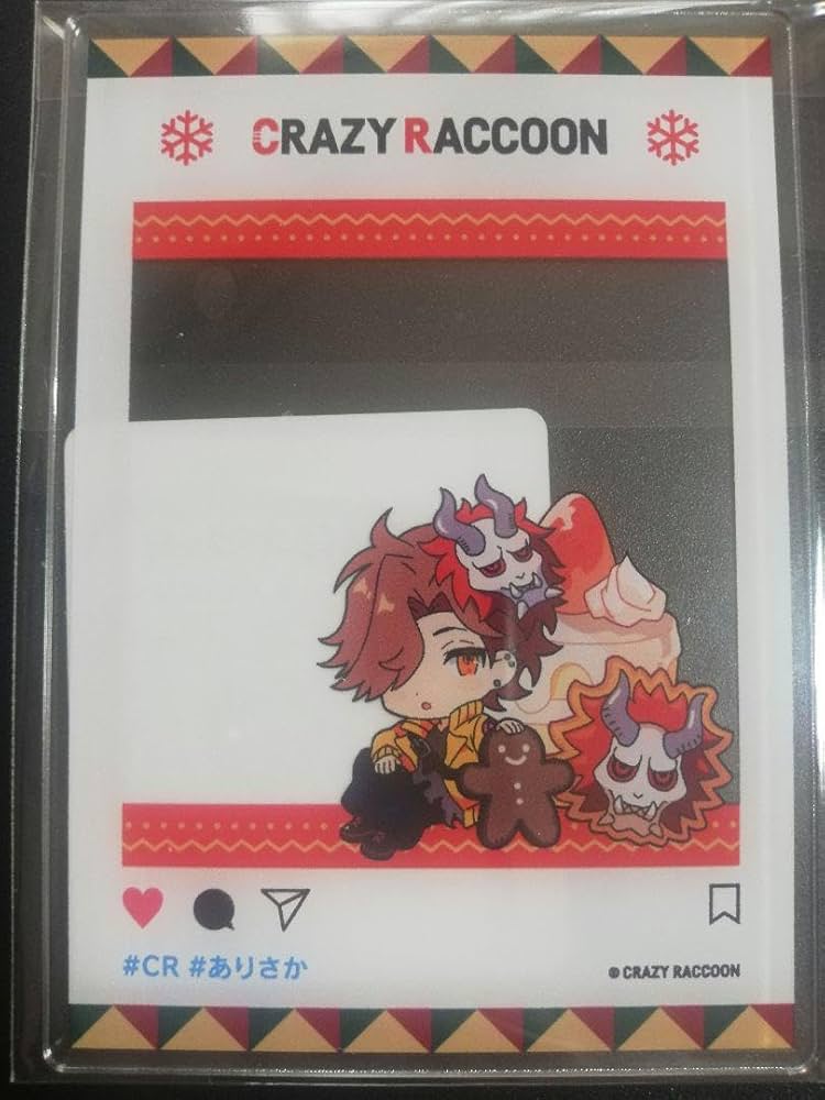 Amazon.co.jp: cr ありさか グッズ Crazy Raccoon クリアカード : おもちゃ