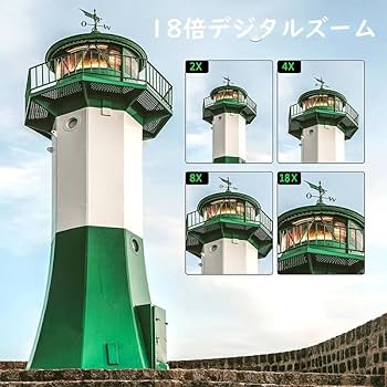 Amazon | デジカメ デジタルカメラ 4K wifi対応 6400万画素 小型 18倍