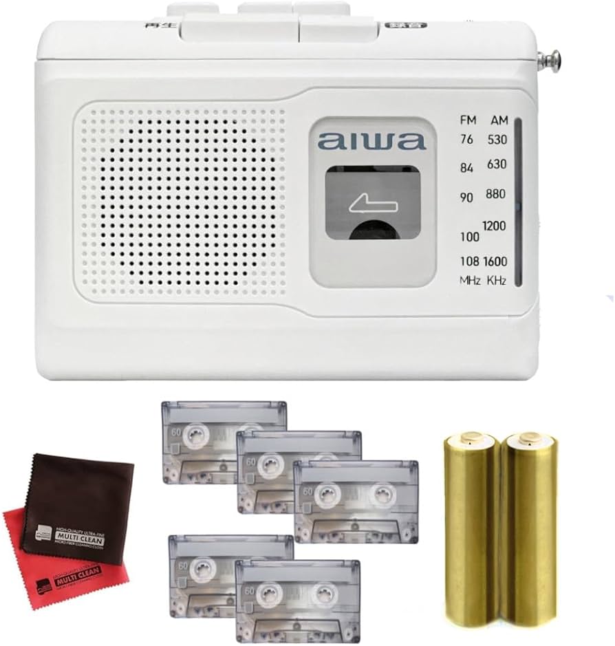 Amazon.co.jp: aiwa アイワ 携帯ラジオ 小型 ラジカセ ワイドFM audio
