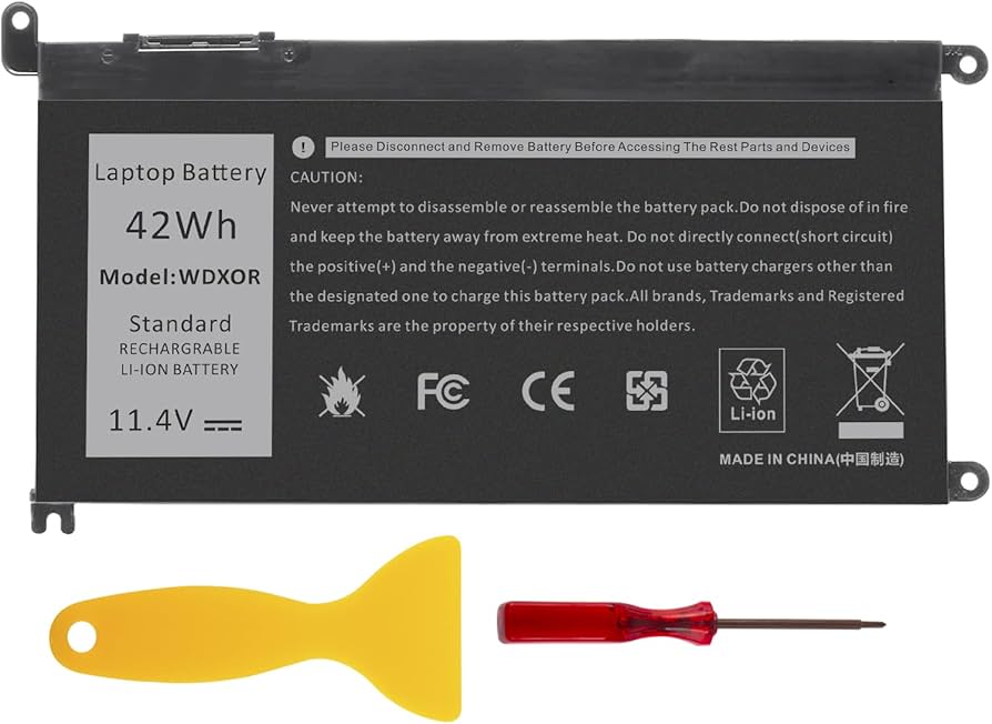Amazon.com: TREE.NB WDX0R Laptop Battery Replacement for Dell