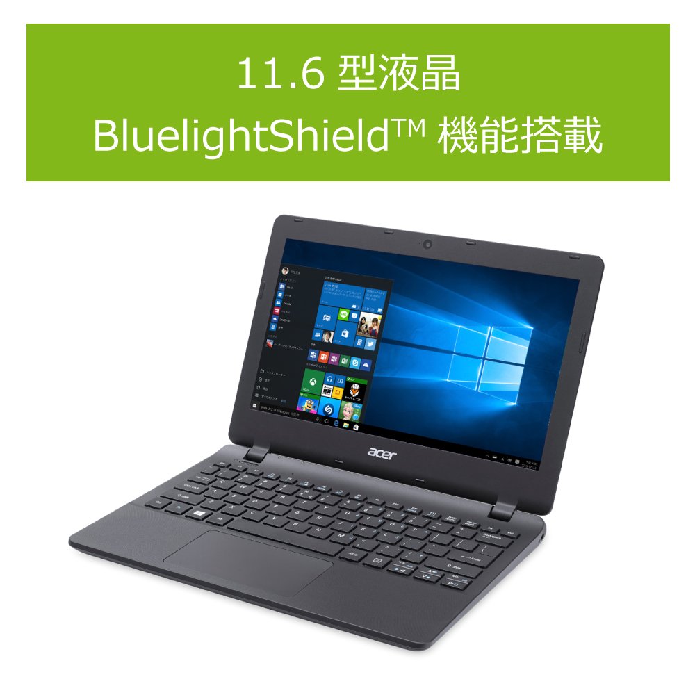 Amazon.co.jp: Acer ノートパソコン Aspire ES1-131-F14D/K/Windows 10