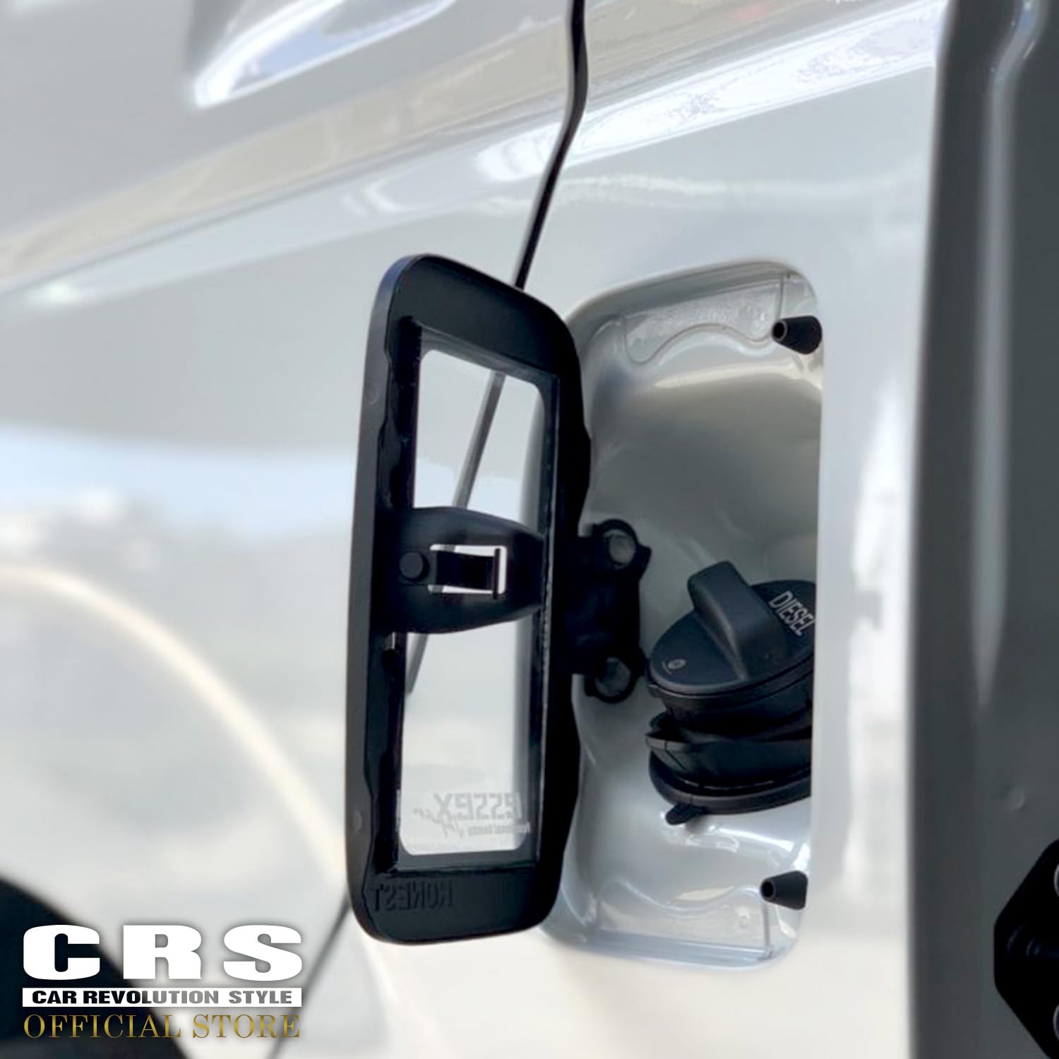 Amazon | HONEST 給油口カバー ガラスリッド ESSEXロゴ入り ESSEX