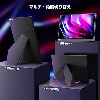 Amazon.co.jp: 15.6インチ デュアルモニター 金属ボディ モバイル