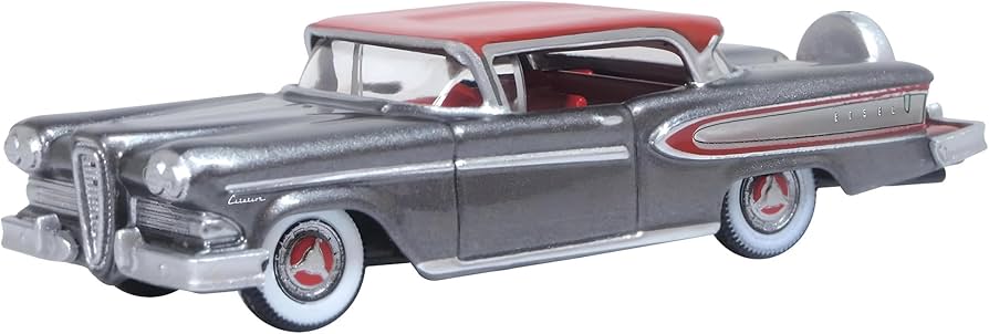Amazon.com: Oxford Diecast 1958 Edsel Citation Silver Gray