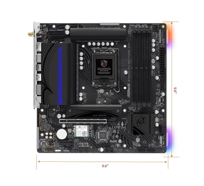 Amazon.com: ASRock B760M PG Riptide WiFi Micro-ATX Motherboard