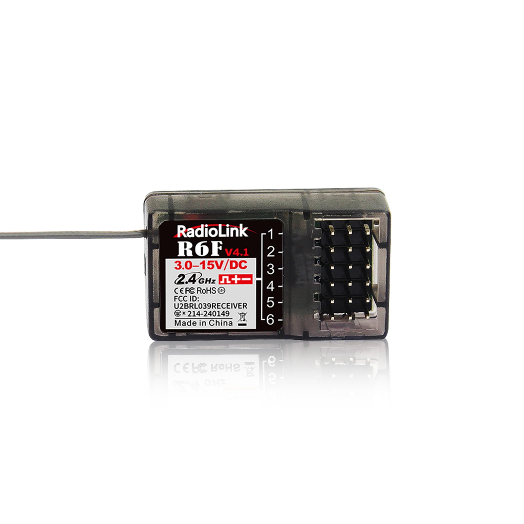 Amazon.com: Radiolink 2.4Ghz R6F 6 Channels RC Receiver Long