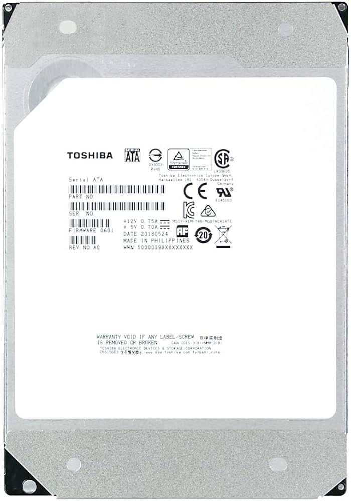 Amazon | 東芝 14TB SATA 6.0 Gb/s 7200 RPM 256MB Cache TOSHIBA 3.5