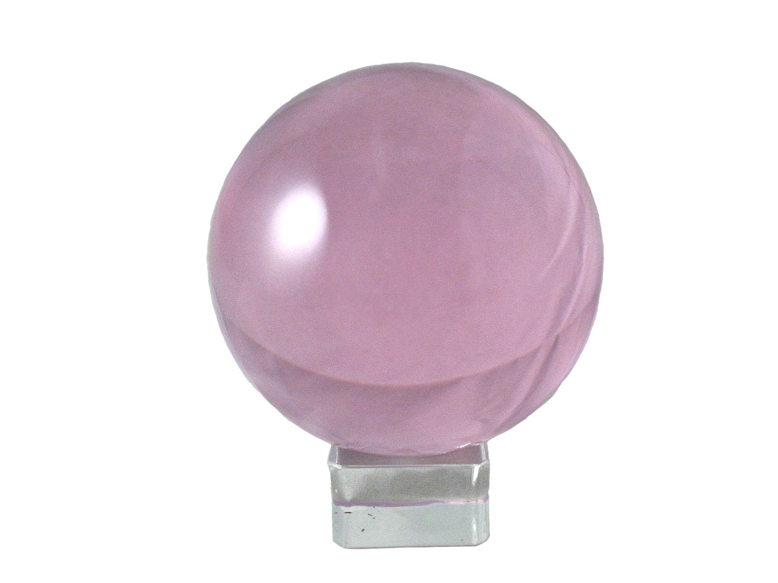 Amazon.co.jp: 人工水晶玉 ピンク 大玉 10cm 1.2kg 溶錬水晶