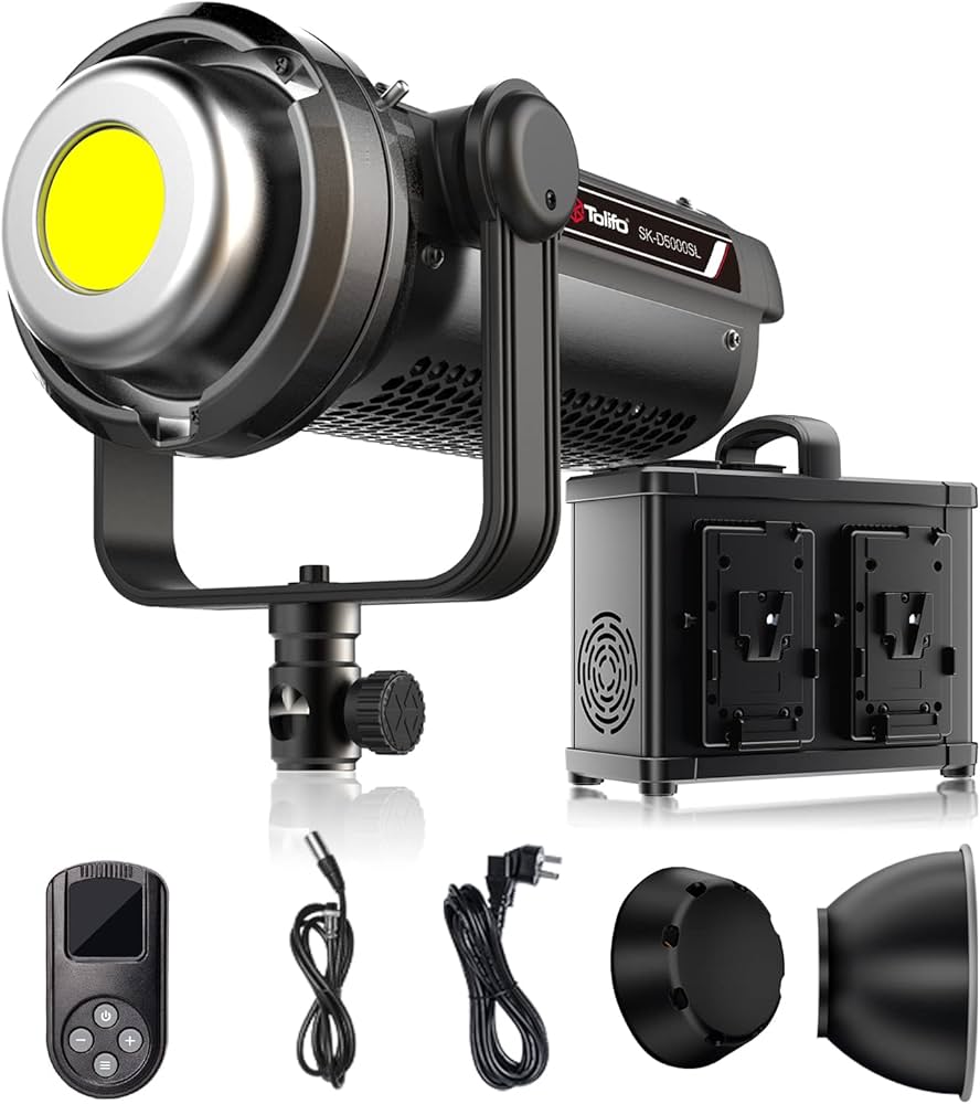 Amazon.co.jp: 【 Tolifo工場直売店 ＆12ヶ月保証】500W ビデオライト