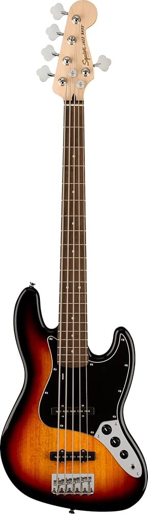 Amazon | Squier by Fender Affinity Series Jazz Bass V 3-Color