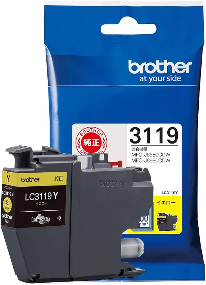 Amazon.co.jp: 【brother純正】インクカートリッジイエロー(大容量