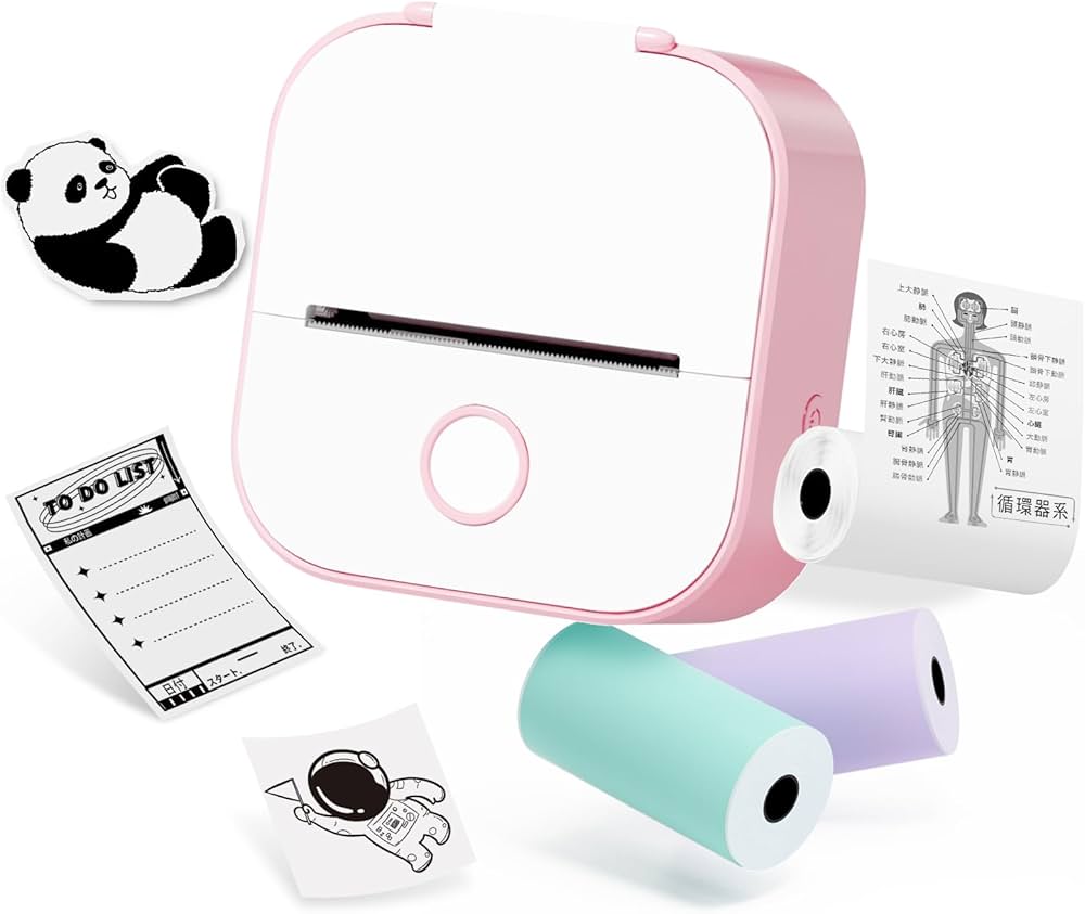 Amazon.co.jp: ミニプリンター スマホ対応 Memoqueen T02 スマホ