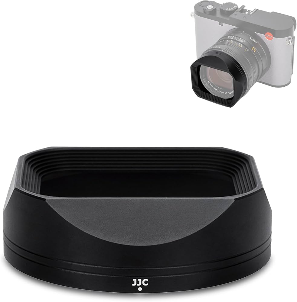 Amazon | JJC ねじ込み式 メタルスクエアレンズフード ライカ Leica Q3