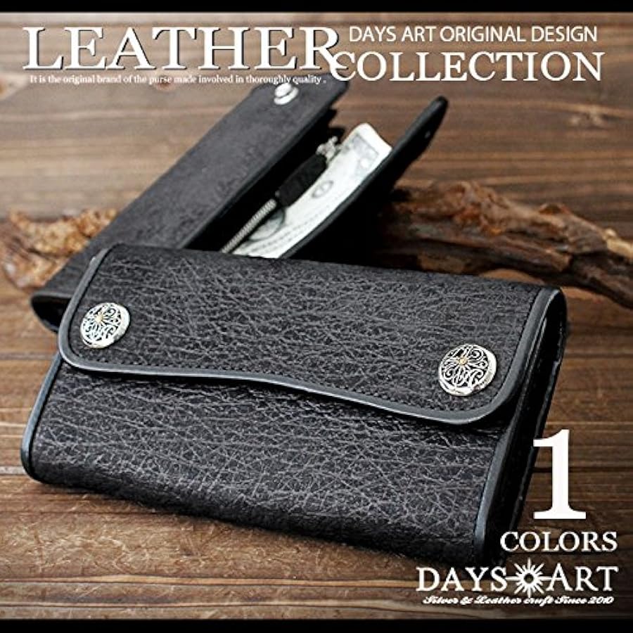 Amazon | [デイズアート] 財布 長財布 メンズ 本革 レザー バイカーズ