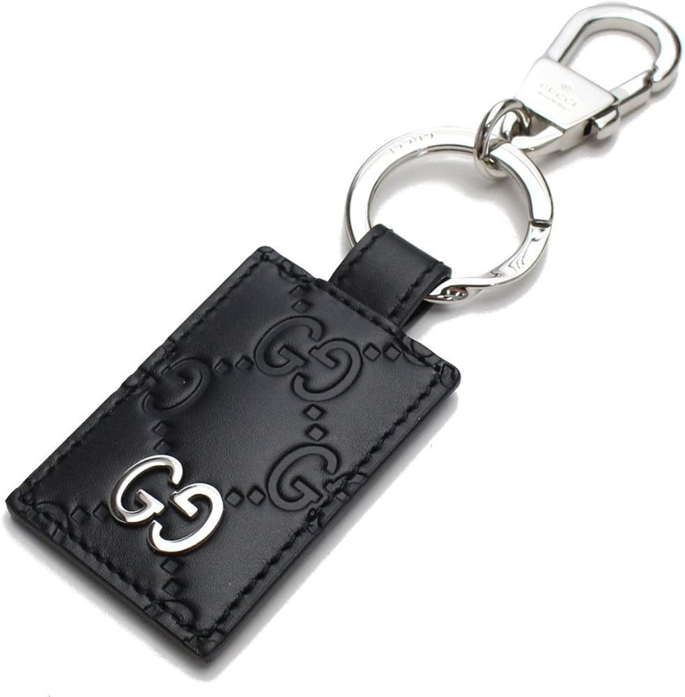 Amazon.co.jp: グッチ GUCCI GGアイコン レザー キーリング