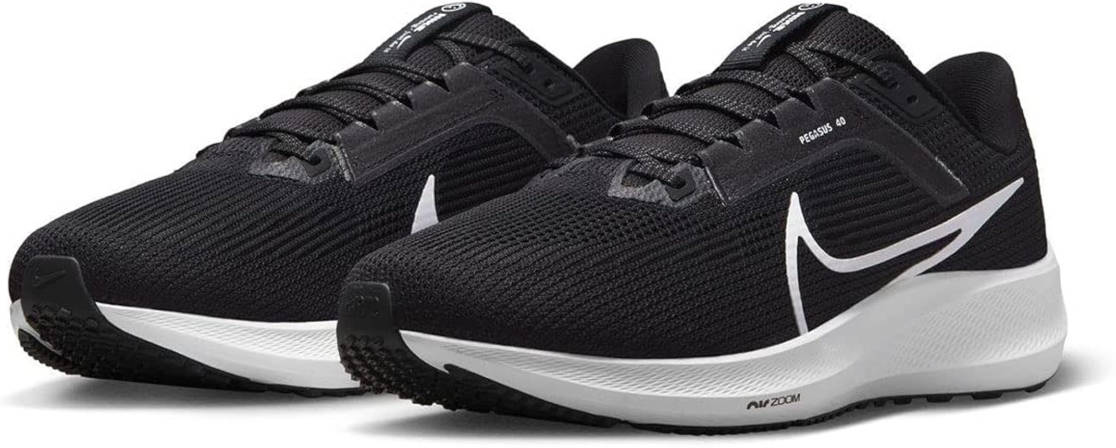 Amazon | [ナイキ] ペガサス 40 Pegasus 40 ブラック/アイアングレー
