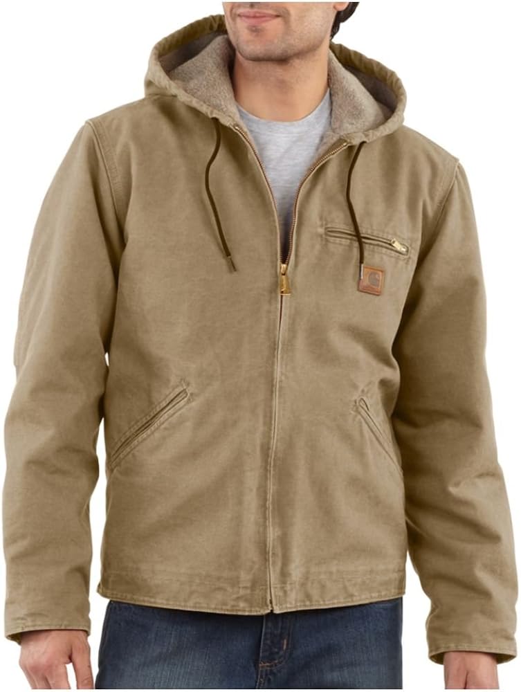 Amazon | (カーハート) Carhartt J141メンズ シェルパラインド サンド