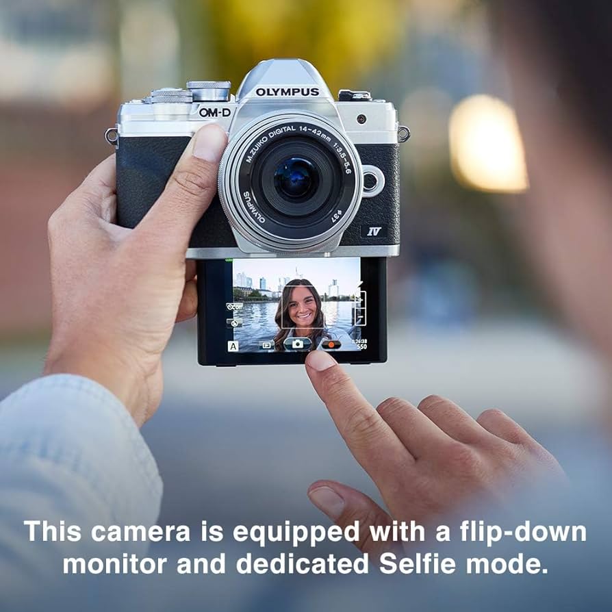 Amazon.com : OM SYSTEM Olympus E-M10 Mark IV Silver Micro Four