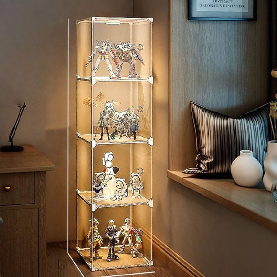 Amazon.co.jp: LEMMAN フィギュアケース ホビー用収納 収納ケース 透明