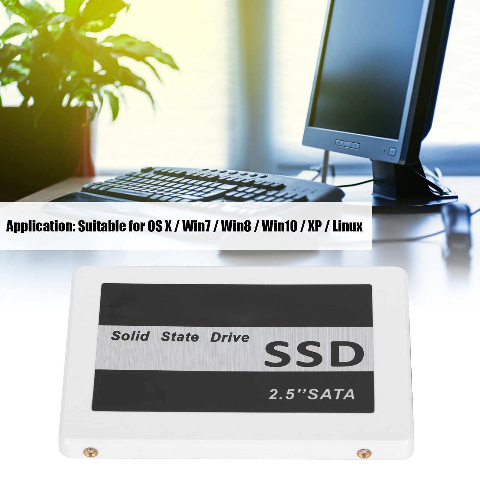 Amazon | 32GB-1TB SSD、デスクトップコンピュータ用2.5インチドライブ