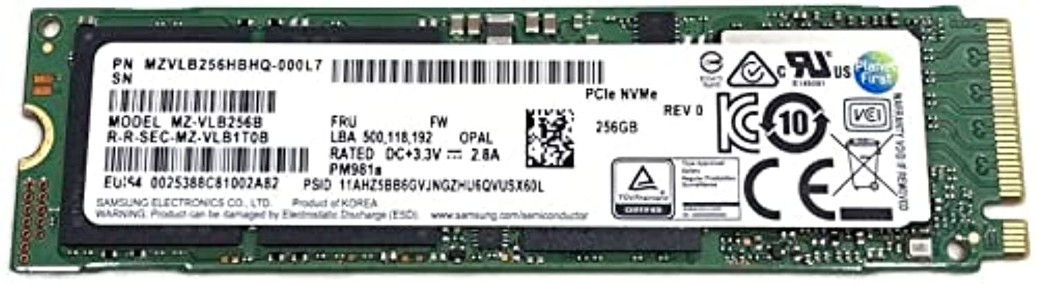 Amazon | BTB Samsung SSD 256GB PM981a M.2 2280、PCIe Gen3 x4 NVMe