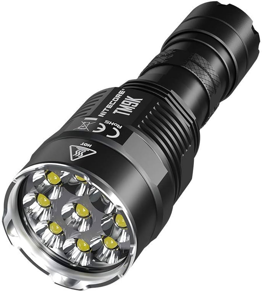 Amazon | Nitecore TM9K Type-C Rechargeable LED Flashlight - 9 x