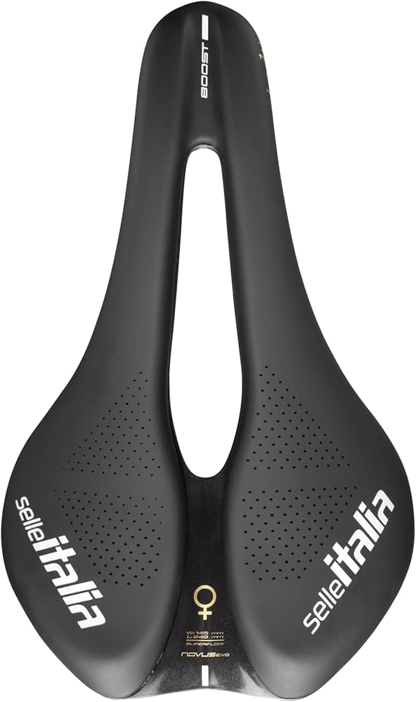 Amazon.com : Novus Boost Evo Lady TM Superflow Saddle : Sports