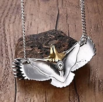 Amazon | [enconson] イーグル シルバー ネックレス ごつい いかつい