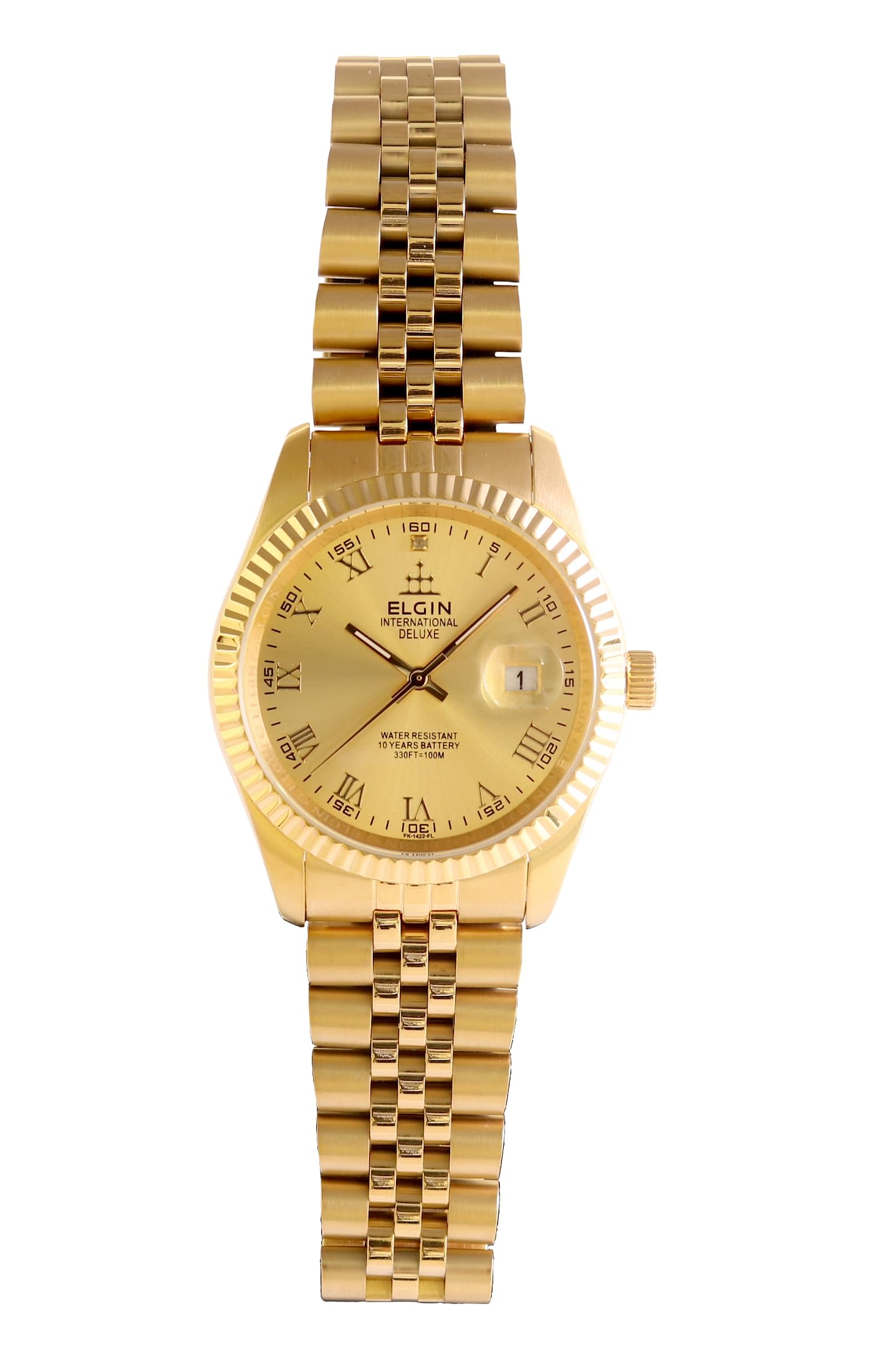 Amazon | 【国内正規品】ELGIN エルジンデラックスDATE 腕時計 メンズ