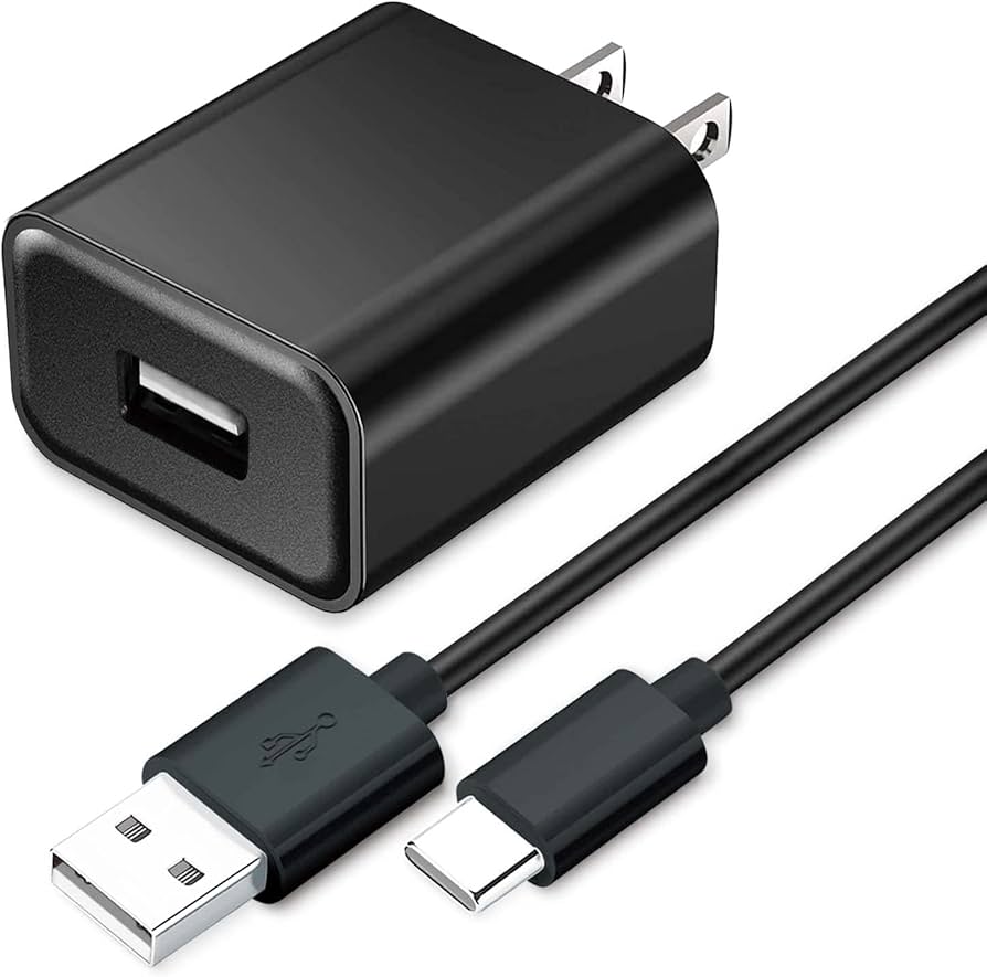 Amazon.com: 5FT USB-C charging cable with matching USB charger for