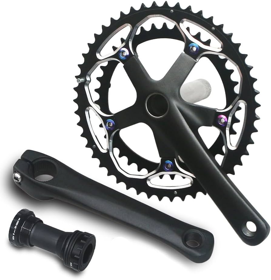 Amazon.co.jp: MTBクランクセット 130BCD 39T 50T ダブルチェーン