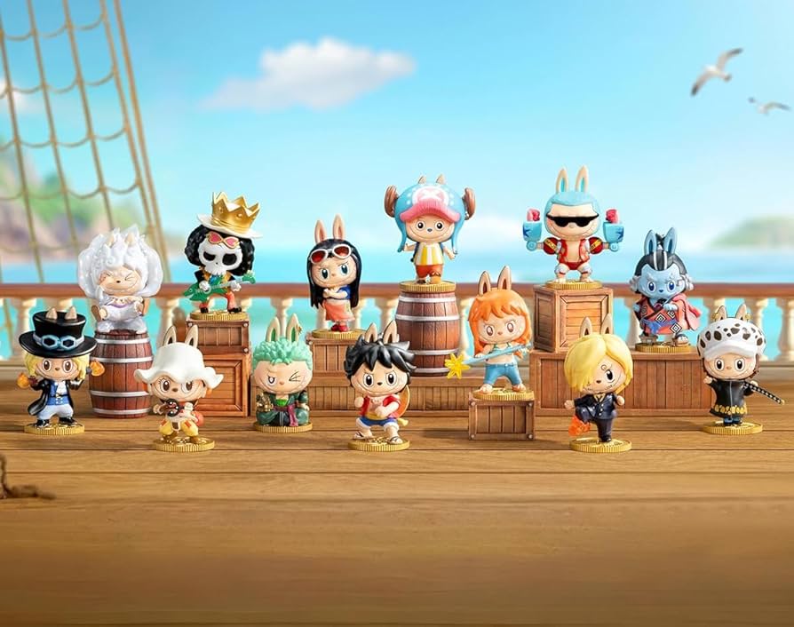 Amazon | POPMART × ワンピース Labubu THE MONSTERS ラブブ コラボ