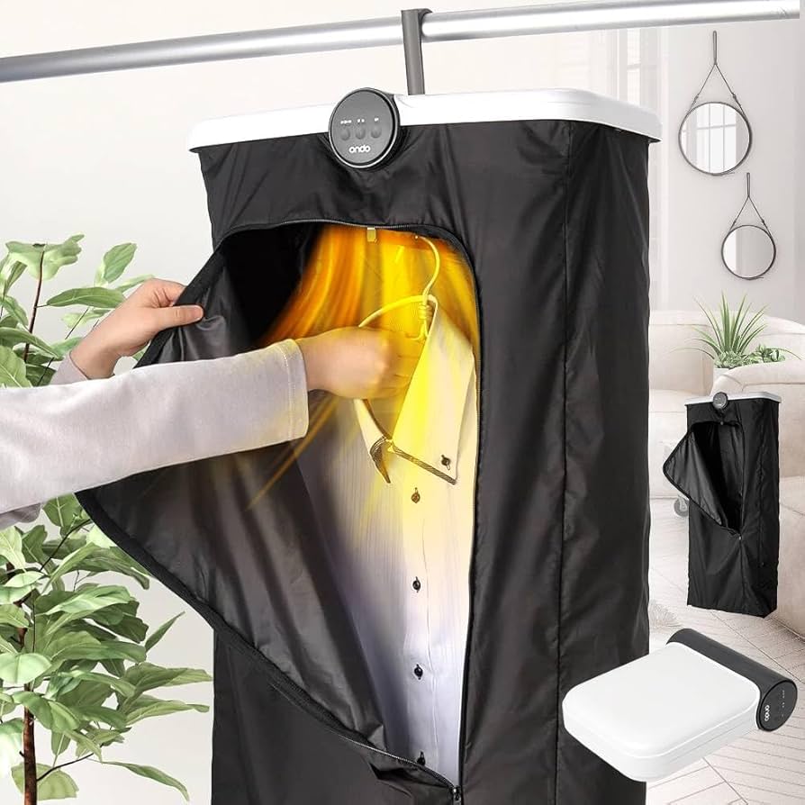 Amazon | Bonarca 衣類乾燥機 折り畳み ポータブル ハンガー 吊り下げ