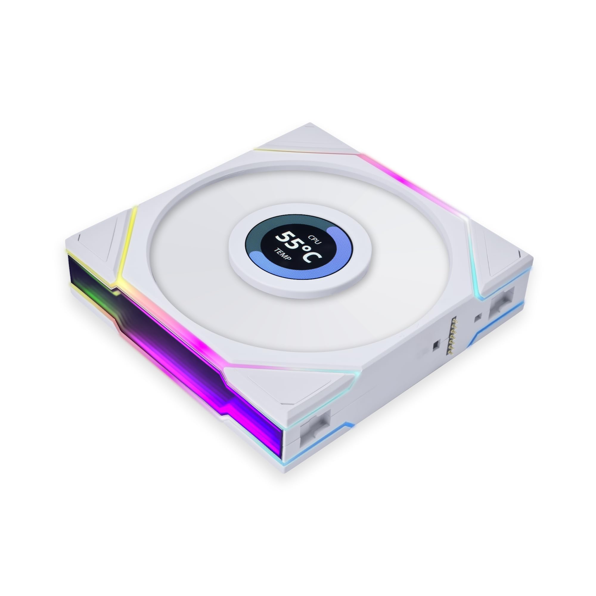 Amazon | LIANLI ケースファン UNI FAN TL LCD 120 Reverse Blade BK