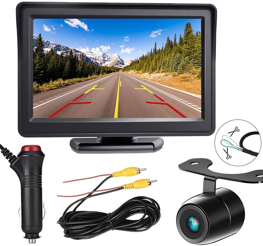 Amazon.co.jp: Tigwiss バックカメラモニターセット 4.3インチLCD