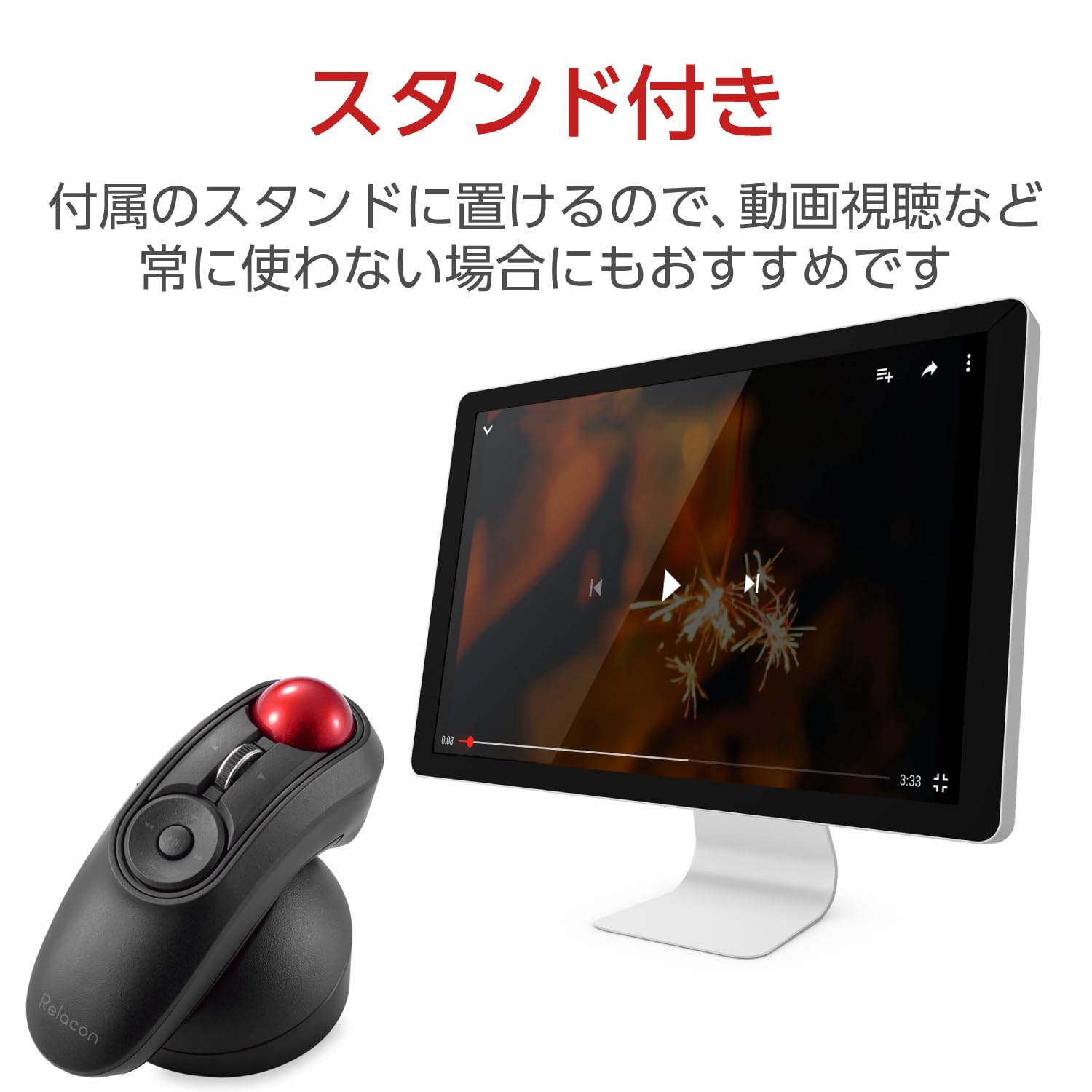 Amazon.co.jp: エレコム マウス ワイヤレス (レシーバー付属) トラック
