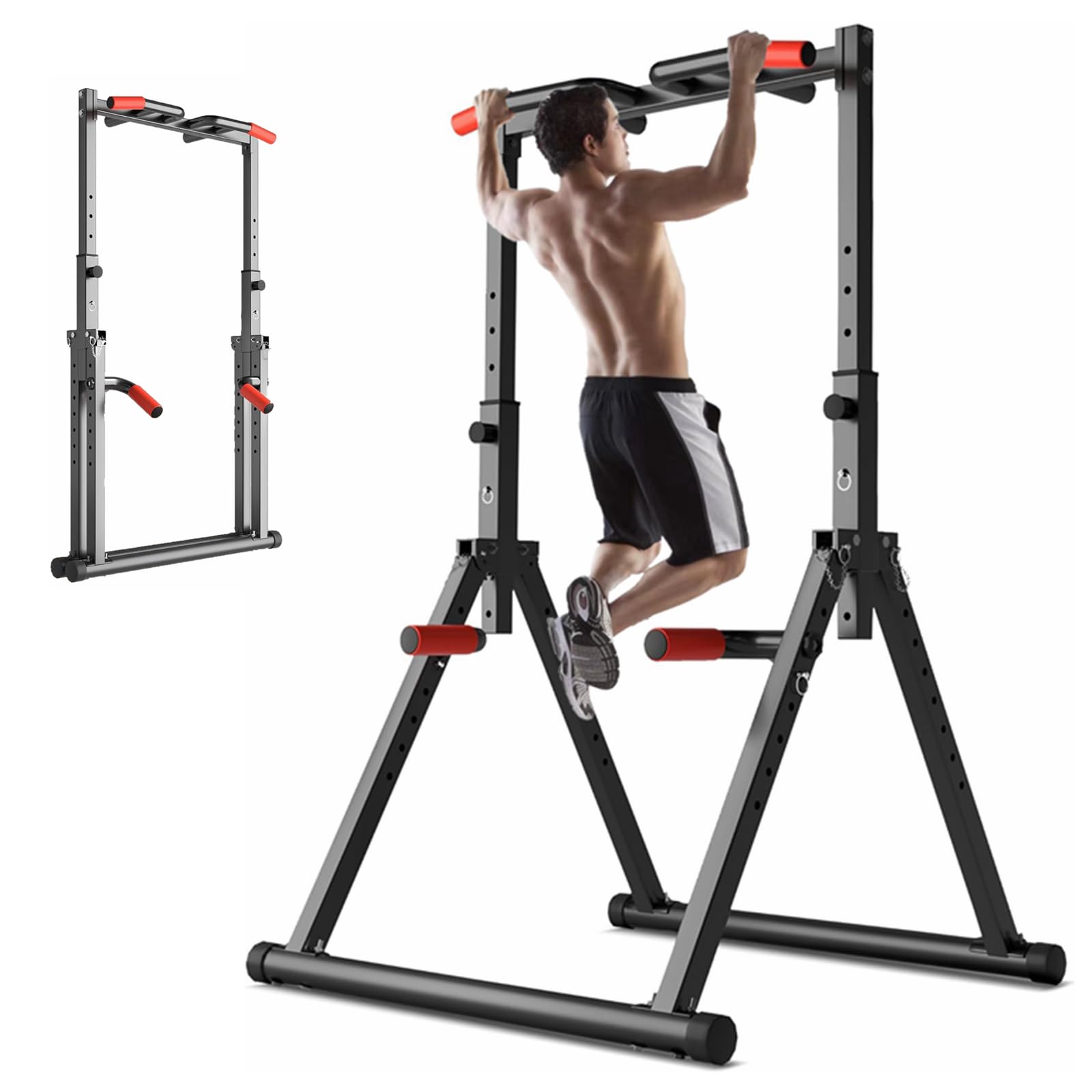 Amazon | 懸垂マシン ぶら下がり健康器 折畳み式 チンニングスタンド