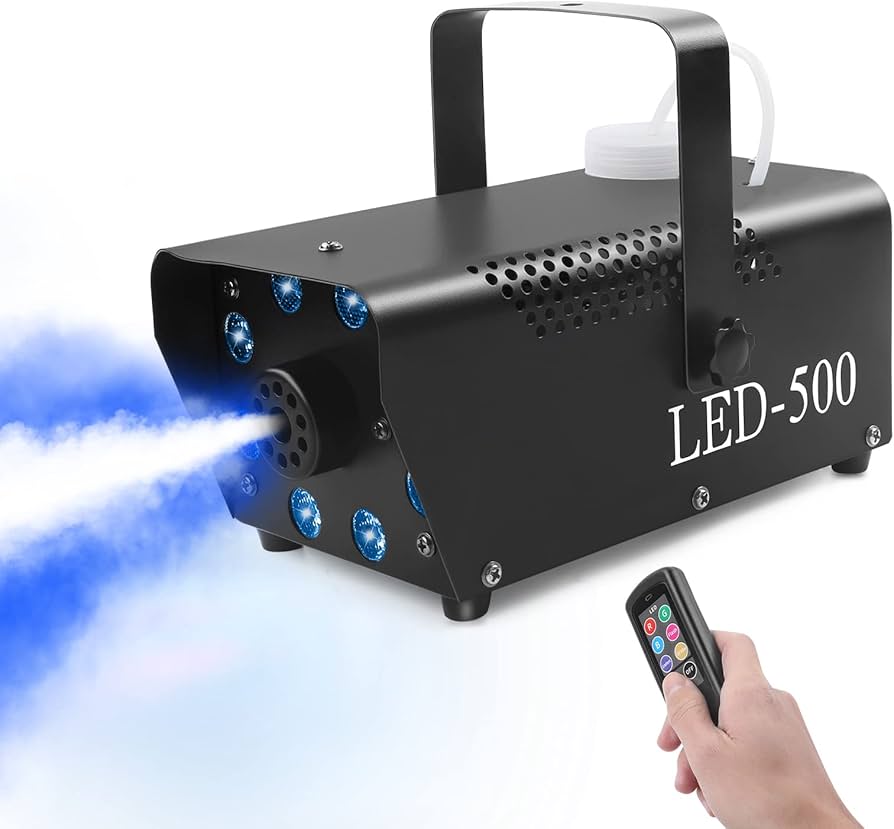 Amazon.co.jp: HOLDLAMP 500W スモークマシン フォグマシン 8 LED