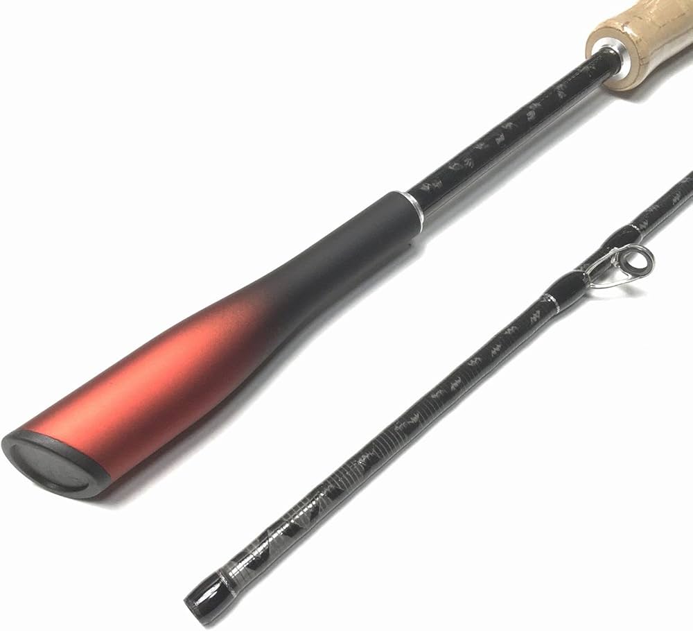 Amazon | 6フィート ベイトロッド 2ピース M カーボンモノコック