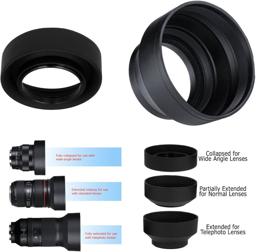 Amazon | カメラアクセサリーバンドルセット 3段階折りたたみ式レンズ