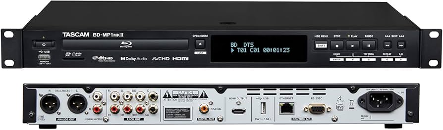 Amazon | TASCAM(タスカム) BD-MP1MKII 業務用ブルーレイ/SD/USB