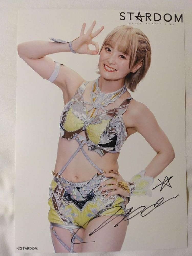 Amazon.co.jp: 女子プロレススターダム なつぽい 直筆サイン入りポート