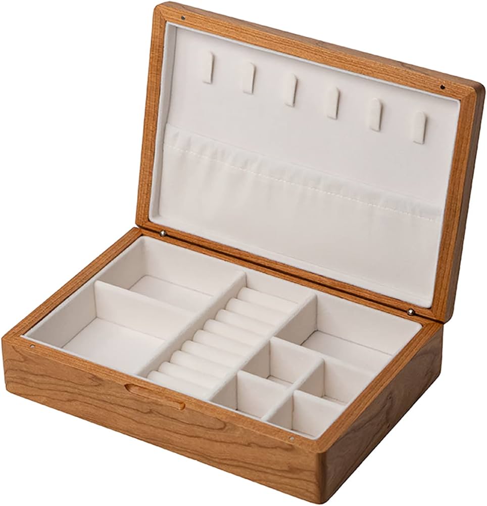Amazon｜ジュエリーボックス，ジュエリー収納ボックス，木製の宝石箱