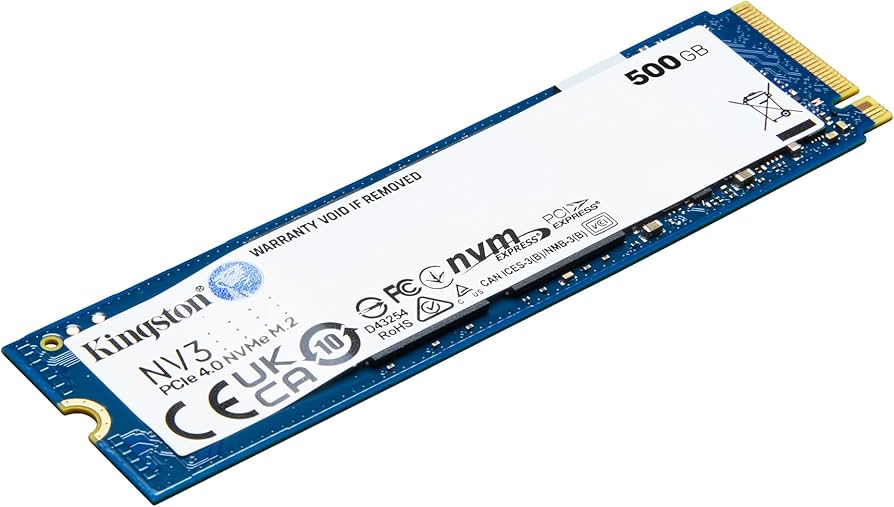 Amazon.com: Kingston NV3 500GB M.2 2280 NVMe SSD | PCIe 4.0 Gen