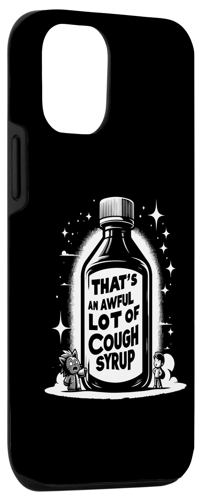 Amazon.com: Awful Lot Cough Syrup Funny Sarcastic Case for iPhone