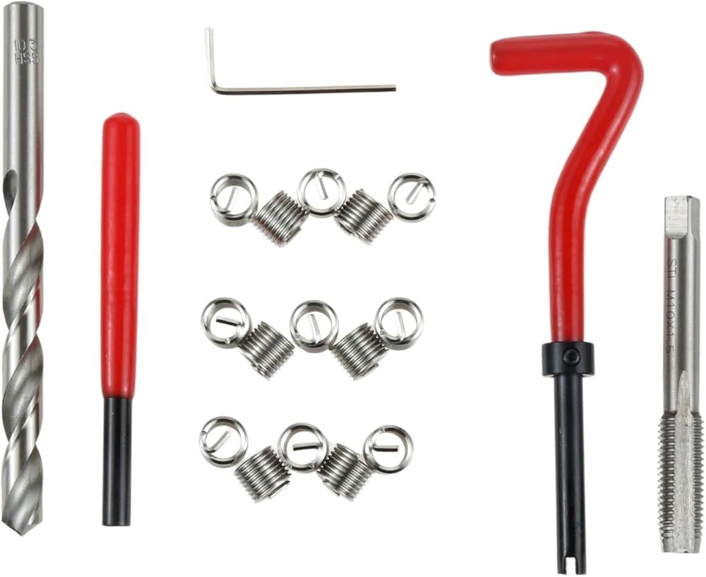 Amazon.co.jp: ネジ穴補修キット M10 ネジ穴再生 リコイルキット