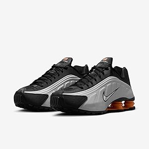 Amazon.com | Nike Shox R4 SneakerMen's, Black Vast Grey Bright