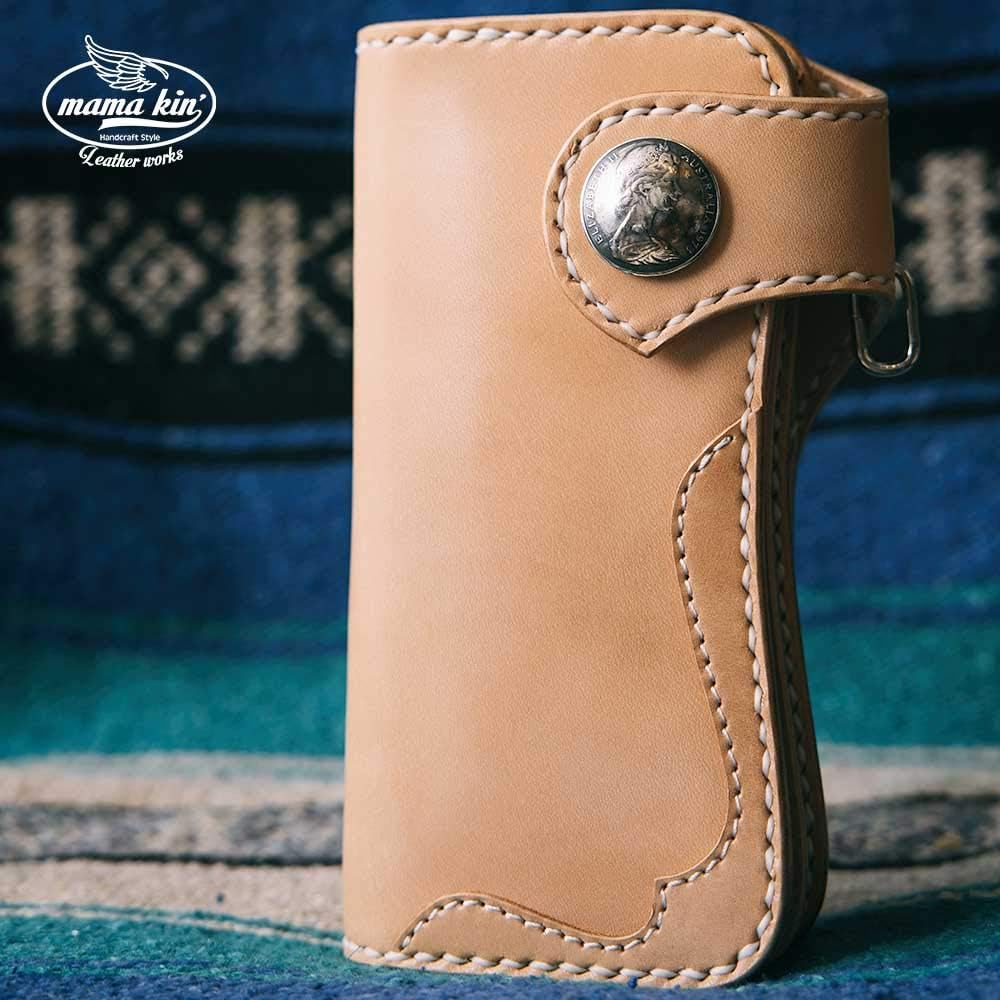 Amazon | 栃木レザー ライダースウォレット 長財布 バイカーズ