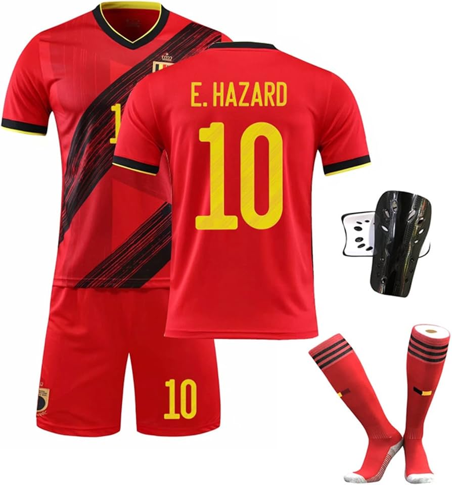 Amazon.co.jp: サッカージャージセット エデンアザール ユニフォーム