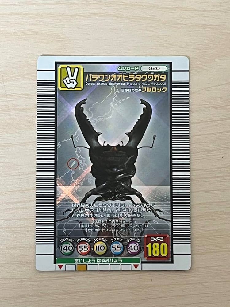 Amazon.co.jp: パラワンオオヒラタクワガタ ムシキングカード : おもちゃ